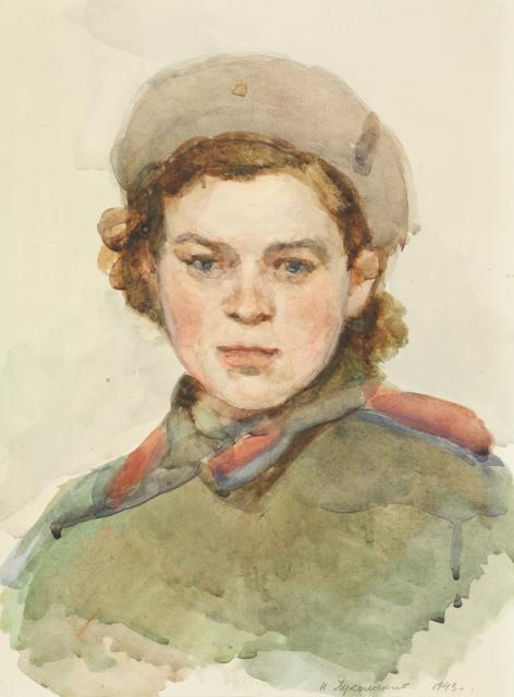 Лукомский И.А. Юная медсестра. 1943 Лукомский И.А. Юная медсестра. 1943